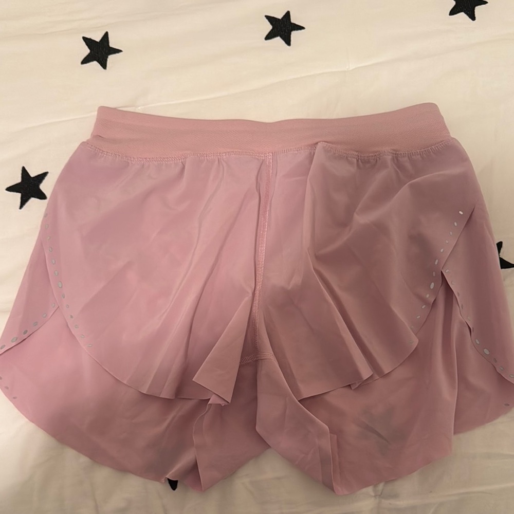 Pink Lululemon Fast and Free Shorts